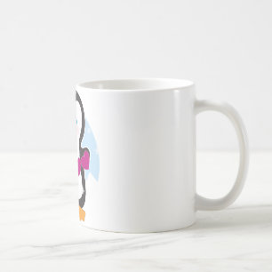 Pinguin-Herz Kaffeetasse