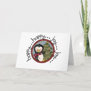Pinguin Holiday T - Shirt und Geschenke Feiertagskarte