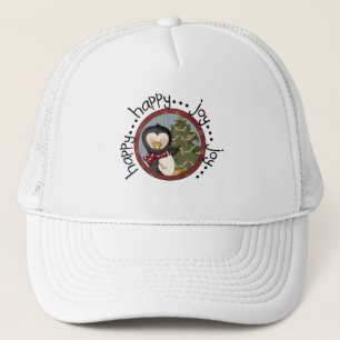Pinguin Holiday T - Shirt und Geschenke Truckerkappe