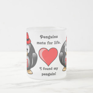 Pinguin I fand meinen Kameraden für Mattglastasse