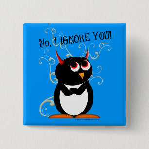 Pinguin I IGNORIEREN SIE! Bling Button