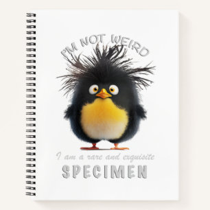 Pinguin ich bin nicht sonderlich seltsam, ich bin  notizbuch