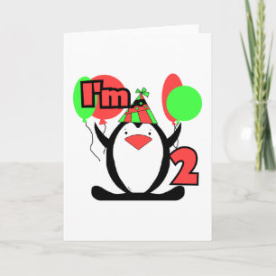 Pinguin ich bin zwei Hemden und Geschenke Karte