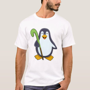 Pinguin im Hockey mit Hockey-Schläger T-Shirt