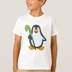 Pinguin im Hockey mit Hockey-Schläger T-Shirt