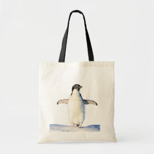 Pinguin in der Schnee-Tasche Tragetasche