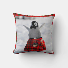 Pinguin in Kilt Kissen