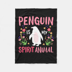 Pinguin ist mein Geiststier Fleecedecke