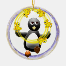 PINGUIN-JONGLIERENDE ENTEN-WEIHNACHTSverzierung