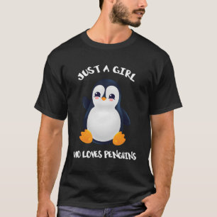 Pinguin Just A Who Lieben Pinguine T-Shirt