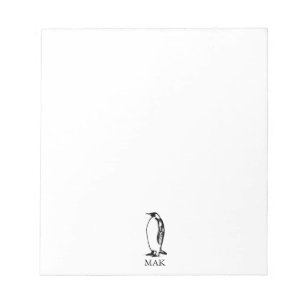 Pinguin Kaiser Vogel Polar  Notizblock