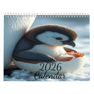 „Pinguin-Kalender 2026 – Baby-Pinguin-Kunst“ Kalender