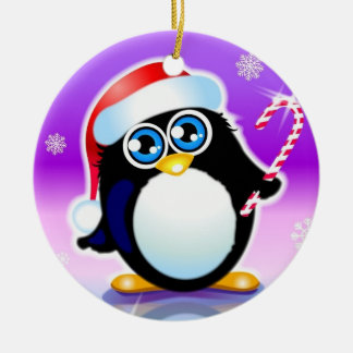 Pinguin Keramik Ornament
