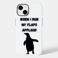 Pinguin klatscht unangemessen peinlich Beifall