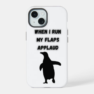 Pinguin klatscht unangemessen peinlich iPhone 15 hülle