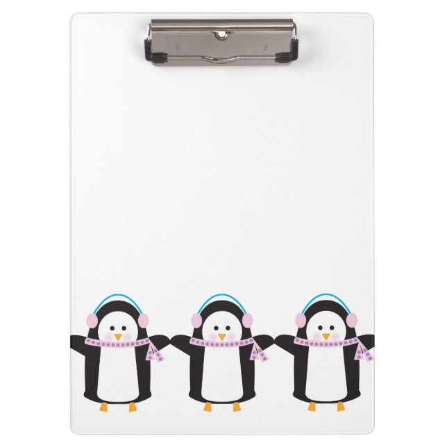 Pinguin Klemmbrett (Vorderseite)