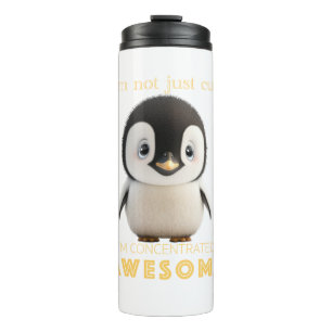 Pinguin konzentrierte Phantastische Niedlich Adora Thermosbecher