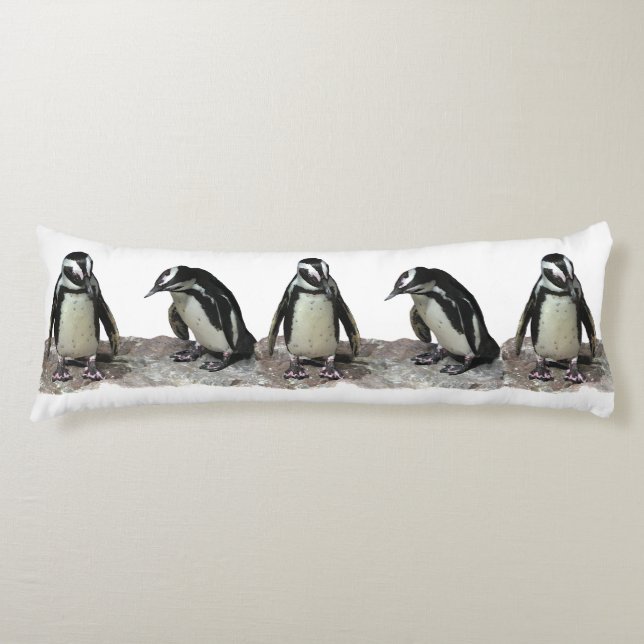Pinguin-Körper-Kissen Seitenschläferkissen (Vorderseite)