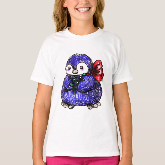 Pinguin-Küken T-Shirt (Vorderseite)