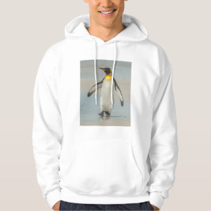 Pinguin läuft am Strand entlang Hoodie
