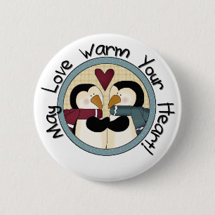 Pinguin Liebe Holiday Shirts und Geschenke Button