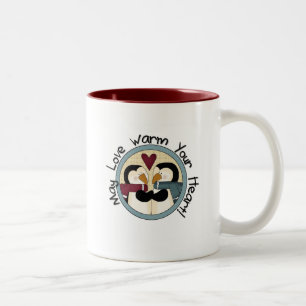 Pinguin Liebe Holiday Shirts und Geschenke Zweifarbige Tasse