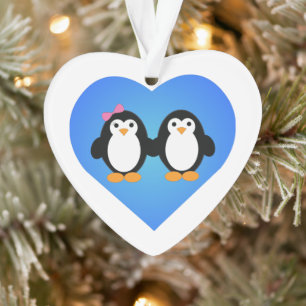 Pinguin-Liebe Ornament