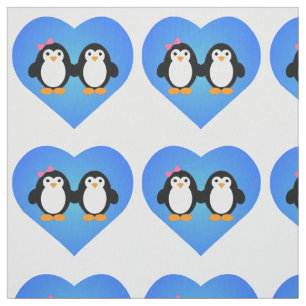 Pinguin-Liebe Stoff