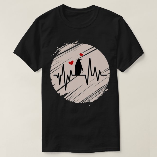 Pinguin-Liebe T-Shirt (Design vorne)