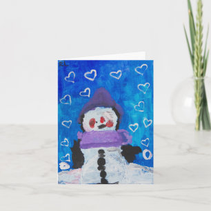 Pinguin Lieben Wintercard Karte