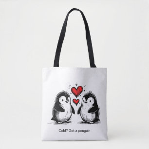 Pinguin-Liebesparade Tasche