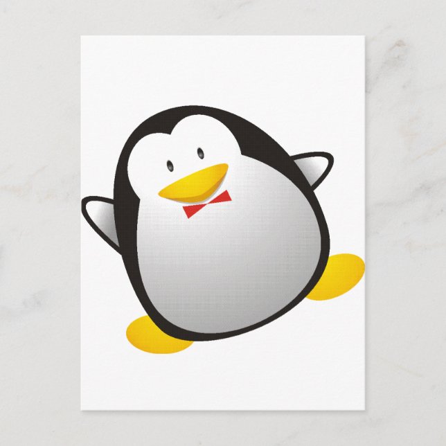 Pinguin Linux-Bildertux Postkarte (Vorderseite)
