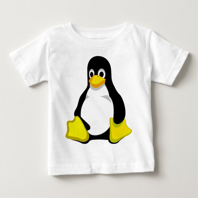 Pinguin Linux Tux Baby T-shirt (Vorderseite)