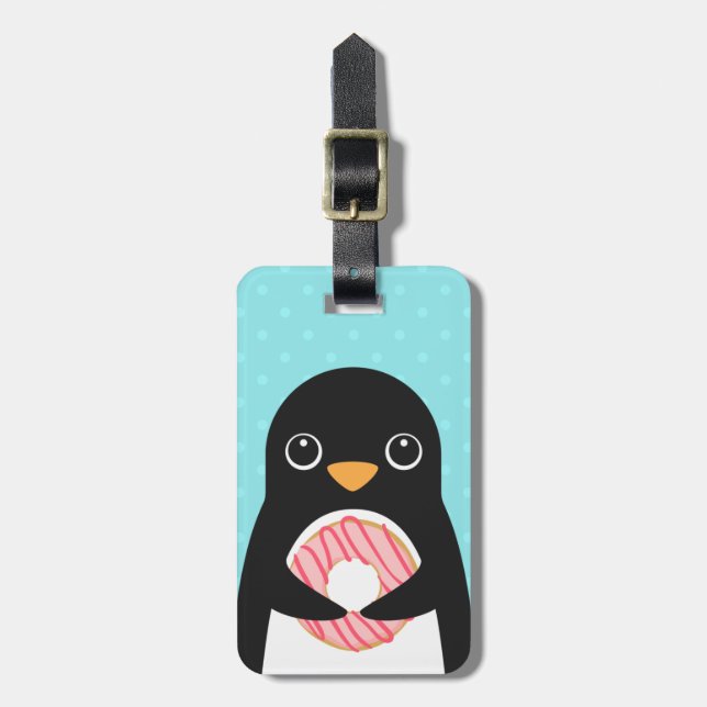 Pinguin Luggage Tags Gepäckanhänger (Vorderseite vertikal)