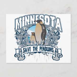 Pinguin Minnesota Postkarte