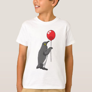 Pinguin mit Balloon T-Shirt