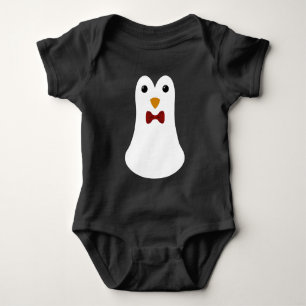Pinguin mit Bow-Krawatte Baby Strampler