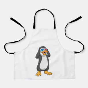 Pinguin mit Brille Schürze