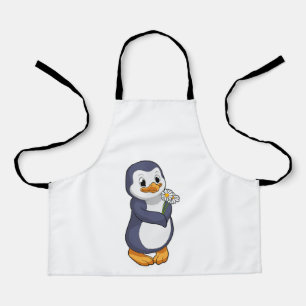 Pinguin mit Daisy Schürze