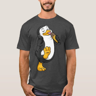 Pinguin mit Eistüte T-Shirt