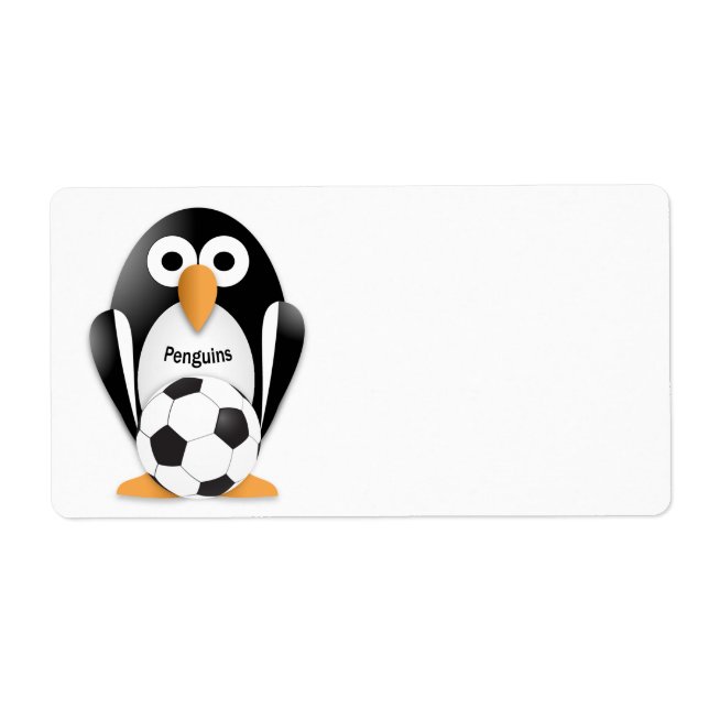 Pinguin mit Fußball (Vorne)