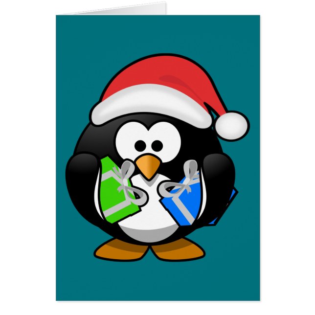 Pinguin mit Geschenken (Vorne)