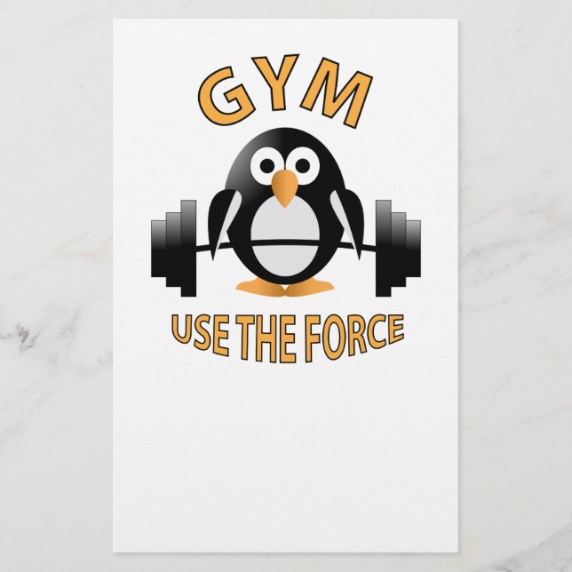 Pinguin mit Grill Flyer (Vorne)