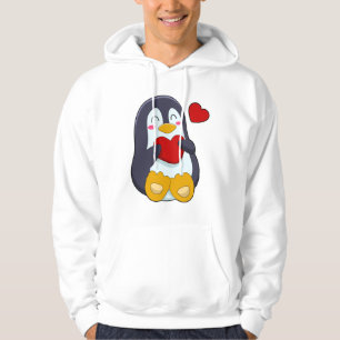 Pinguin mit Herz Hoodie