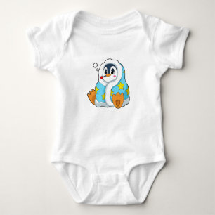 Pinguin mit klinischem Thermometer Baby Strampler