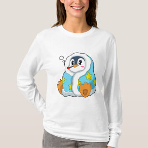 Pinguin mit klinischem Thermometer T-Shirt