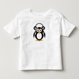 Pinguin mit Kopfhörern Kleinkind T-shirt