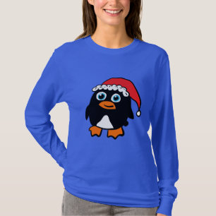 Pinguin mit Santa-Mütze T-Shirt