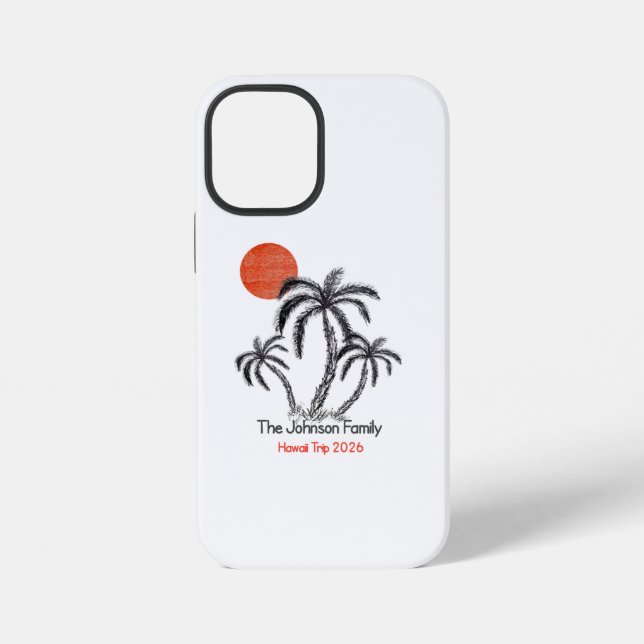 Pinguin mit Strandball  iPhone 12 Mini Hülle (Rückseite)