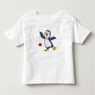 Pinguin mit Yo-Yo Kleinkind T-shirt